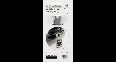 VW Volkswagen T1 Bus Bagage Tag - Petrol/Bruin