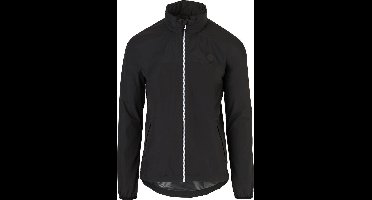 AGU GO Regenjas Essential - Regenjas Dames & Heren - Ademende en Waterdichte Regenjas - Fietsjack - Zwart - S