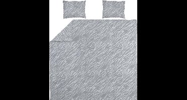 Meyco Zebra dekbedovertrek + kussenslopen - 240x200/220 cm - Grijs
