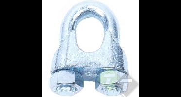 Staaldraadklem, 16mm, verzinkt