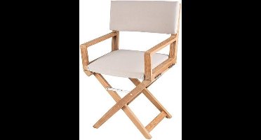 Regisseursstoel Teak The Edge met Forza Zand kussenset (geolied)