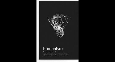 Walljar - Humanism - Muurdecoratie - Poster