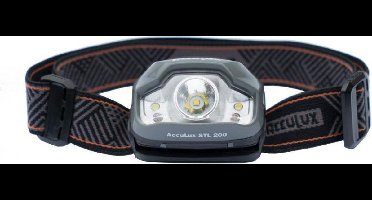 AccuLux STL 200 Hoofdlamp LED werkt op batterijen 200 lm