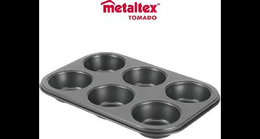 Metaltex By Tomado RVS Bakvorm 7.5 cm | 6 Vaks