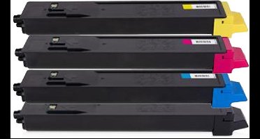 Set 4x ABC huismerk toner geschikt voor Kyocera TK-8115 voor Kyocera Ecosys M8124 M8124cidn M8130 M8130cin M8130cidn M 8124 M 8124cidn M 8130 M 8130cin TK8115 TK-8115K TK-8115C TK-8115M TK-8115Y