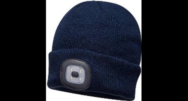 FEDEC warme LED muts - Unisex - One size - Blauw