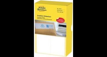 Avery - Frankier-Klebeetiketten, permanent - weiß - 150 x 45 mm 500 Rolle(n) (3428)