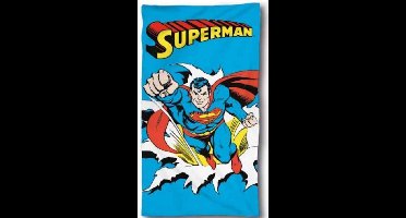 Superman handdoek - 140 x 70 cm. - Super-Man strandlaken