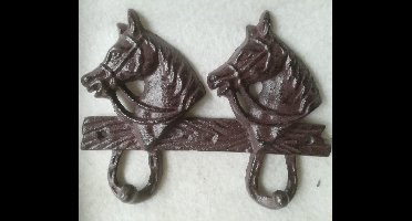 MadDeco - kapstokhaken - paardenhoofd - 4 haken