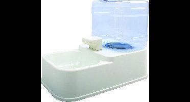M-pets Drinkfontein Elbe 3 Liter 21 X 25,5 Cm Wit/transparant