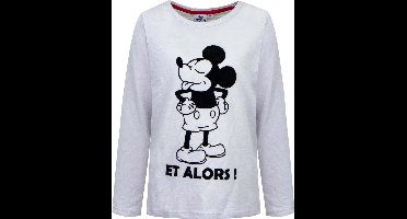 Mickey Mouse - Longsleeve - Grijs - 98cm - 3 jaar