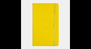 Bullet Journal van Bruynzeel (Oker Geel Editie) Dotted Wit 140gr Papier + een BuJo Liniaal / Sjabloon + GRATIS 1 Muji Gelpen