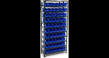 Bakkenkast, Opbergsysteem, Stelling met 60 Opbergbakken