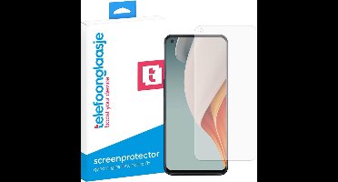 Telefoonglaasje Screenprotector OnePlus Nord N100 - Case Friendly - Geschikt voor OnePlus Nord N100 Screenprotectors Gehard Glas - Beschermglas