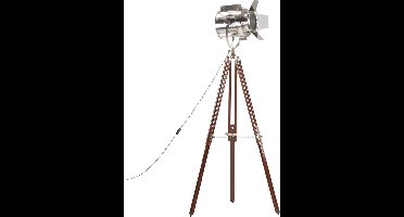 LuxeLivin' - Vloerlamp driepoot 180 cm massief mangohout