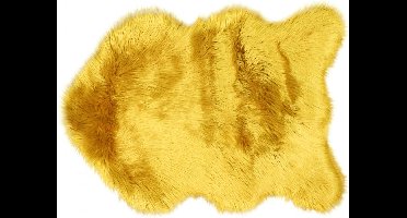 Unique Living | Floormat fake fur 60x90cm mellow yellow