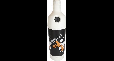 Kunststof afvalbak PETman 210 liter wit - zonder wikkel