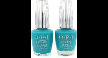 O.P.I Infinite Shine Nagellak - Dance Party Teal Dawn (2 stuks)