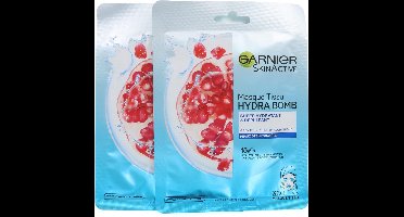 Garnier SkinActive Hydra Bomb Masker (2 Stuks - Voor droge huid)