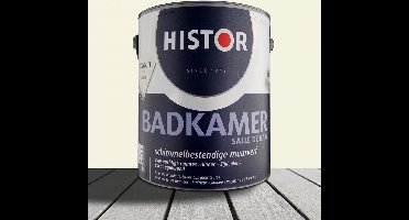 Histor Badkamer Muurverf Katoen (Ral 9001) 2,5 liter