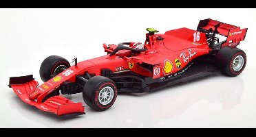 De 1:18 Diecast Modelcar van de Ferrari SF1000 #16 van de GP van Oostenrijk van 2020.De coureur was Charles LeClerc.De fabrikant van het schaalmodel is Burago.
