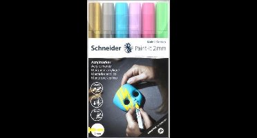 Schneider acrylmarker - Paint-It 310 - 2mm - etui 6 stuks - S-120196