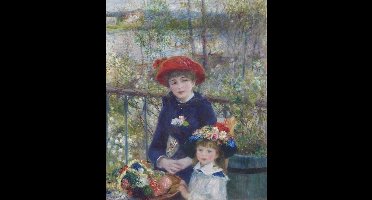 Schilderij - Pierre-Auguste Renoir - Two Sisters (On the Terrace), 80x100cm
