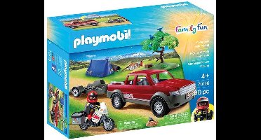 PLAYMOBIL Family Fun Pick-Up truck adventure -70116