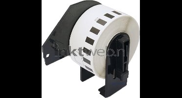 FLWR - Labels / DK-22211 / Wit - Geschikt voor Brother