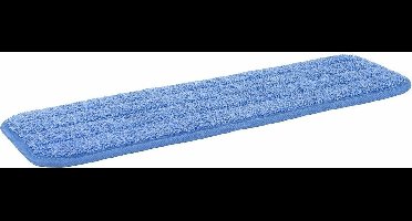Microvezelmop 45 x 14 cm voor velcro snelmopsysteem blauw