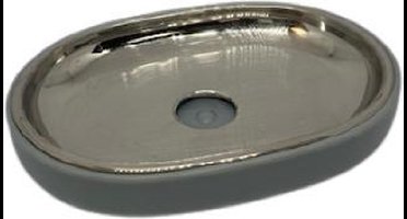 RVS zeephouder grijs - Badkamer - Toilet - Zeepschaaltje