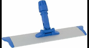 Mopframe aluminium, velcrosysteem 40x10cm met vaste steelverbinding