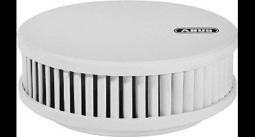 ABUS RWM250 Rook- en hittemelder Incl. batterij (12 jaar), Incl. magneetbevestiging werkt op batterijen (Ø x h) 10.5 cm