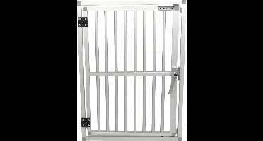 Hundos Deur in kozijn aluminium 51.5cm B x 66cm H Grendel links