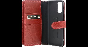 Pierre Cardin Rood hoesje voor Samsung Galaxy S20 Plus - Book Case - Echt leder