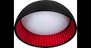 ETH Plafonnière Ringo LED Ø 49 cm | Zwart/Rood