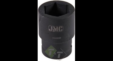 zeskant krachtdop 36 mm verlengd - 1 duims aansluiting - slagdop - impact dop - rateldop - dop - jmc