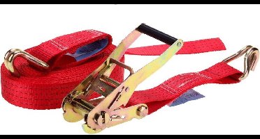 Spanband met ratel+2 haken