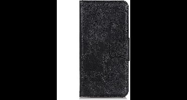 Shop4 - Geschikt voor Samsung Galaxy S21 Ultra Hoesje - Wallet Case Cabello Zwart
