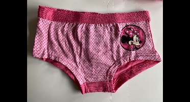 Hipster voor meisjes | ondergoed voor meisjes | Minnie Mouse in portret| 6-8 jaar | 122/128 | 3 pack