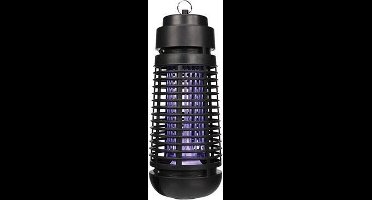 Perel Insectenverdelger, elektrisch, uv-led, spanningsrooster 1000 V, uitneembare opvangbak, 35 m², zwart