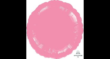 Ballon basic rond roze, 40 cm Kindercrea