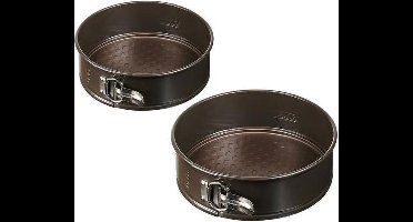 Set van uit elkaar te halen bakvormen Pyrex Asimetria Gegalvaniseerd staal (20 + 26 cm) (2 pcs)
