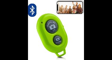 MOJOGEAR Bluetooth remote shutter - Afstandsbediening voor smartphone camera — Compatibel met Android / iOS / Windows Phone – Groen
