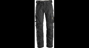 Snickers 6351 AllroundWork, Stretch Loose fit Werkbroek+ - Zwart/Zwart - 56