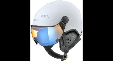 CP Carachillo White s.t. DL Vario Brown Polarized Ice Mirror - Vizierhelm - M