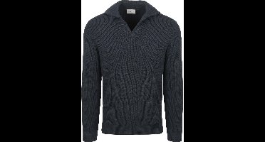 Suitable Trui Riva Knit Donkerblauw (navy) - Maat M - Heren - Pullover