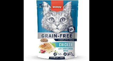 Wanpy - Kattenvoer - Droogvoer - Kip - Gezonde spijsvertering - 500 gram - Graanvrij