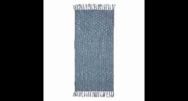 KidsDepot Vloerkleed Hette PET Polyester - Blauw (70x140cm)