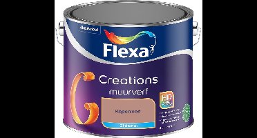 Flexa - Creations Muurverf Zijdemat - Koperrood - Mengverf - 2.5 L